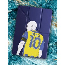 Nurdic Galaxy Tab S9-S9 FE-S10 LITE-S10 Fe Kılıf Uyku Modlu Kalem Bölmeli Desenli Alex