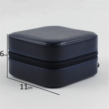 Luseda Lacivert Renk Taşınabilir Mini Çoklu Takı Organizeri