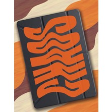 Nurdic iPad 10.9 2022 (10.nesil) Kılıf Uyku Modlu Kalem Bölmeli Desenli Kaos