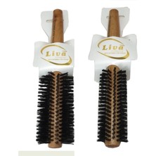 Lowell Home Liva 540-350 Saç Fırçası Yanmaz Profesyonel Fön Fırçası 2 Adet LWLHM-RSYT367