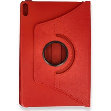 Lowell Home Ieg  Huawei Honor Pad X8A Kılıf 360 Tablet Deri Kılıf - Kırmızı LWLRSHM-76W5
