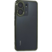 Lowell Home Ieg  Xiaomi Redmi 13C Kılıf Razer Lensli Silikon - Yeşil LWLRSHM-76W5