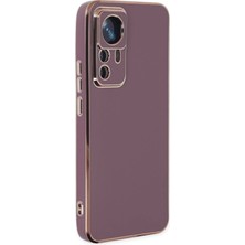 Lowell Home Ieg  Xiaomi Mi 12T Pro Kılıf Volet Silikon - Mor LWLRSHM-76W5