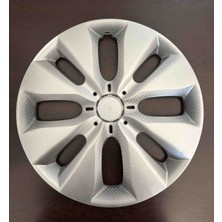 Yk Dacia Sandero / Stepway / Dokker / Logan Uyumlu 15 Inç Jant Kapağı 4'lü Takım Amblem Hediyeli