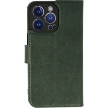 Lowell Home Ieg  iPhone 13 Pro Max Kılıf Trend S Plus Kapaklı Kılıf - Yeşil LWLRSHM-76W5