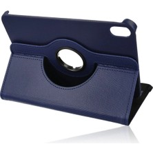 Lowell Home Ieg  iPad Mini 6 Kılıf 360 Tablet Deri Kılıf - Lacivert LWLRSHM-76W5