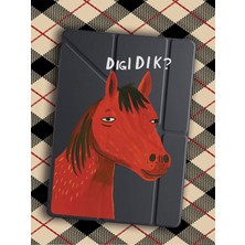 Nurdic Galaxy Tab A11+ Plus 11" Kılıf Uyku Modlu Kalem Bölmeli Desenli Dıgıdık