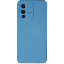Lowell Home Ieg  Vivo V23 5g Kılıf Nano Içi Kadife Silikon - Mavi LWLRSHM-76W5