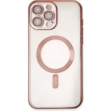 Lowell Home Ieg  iPhone 15 Pro Kılıf Kross Magneticsafe Kapak - Rose LWLRSHM-76W5