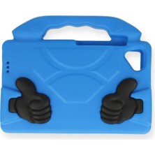 Lowell Home Ieg  iPad 4 9.7 Kılıf Like Stantlı Tablet Silikon - Mavi LWLRSHM-76W5