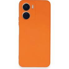 Lowell Home Ieg  Vivo Y16 Kılıf Nano Içi Kadife Silikon - Turuncu LWLRSHM-76W5