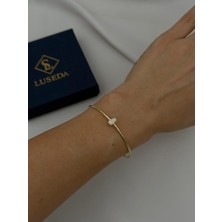 Luseda Hamsa Fatma Ana El Figürlü VIP Ayarlanabilir Bileklik