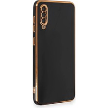 Lowell Home Ieg  Samsung Galaxy A50 Kılıf Volet Silikon - Siyah LWLRSHM-76W5