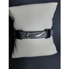 Mryart Zülfikar Mıknatıslı Deri Bileklik Unisex