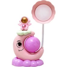 Lowell Home Ieg Çocuk Odası Ay ve Astronot Desenli Gece Lambası LWLHMRS-İEG4256