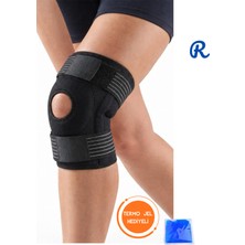 Rotantix Medikal Patella Destekli Dizlik Korsesi Çapraz Bağ Menisküs Ağrısı Için Sporcu Dizlik Standart Beden