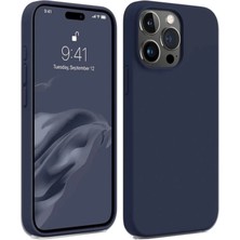 Lowell Home Ieg  iPhone 15 Pro Max Kılıf First Silikon - Lacivert LWLRSHM-76W5