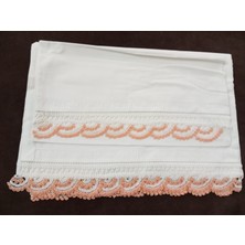 Mor Tırtıl El Işi Dantel Işlemeli Tek Kişilik Çarşaf Yastık Kılıfı Takımı Çeyizlik Hediyelik