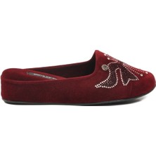 Pierre Cardin Bordo Tekstil Hafif Önü Kapalı Kadın Ev Terliği PC-55370 Z