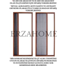 Erza Home Plise Sineklik Pileli Sürgülü Kapı Sinekliği Akordiyon Sineklik - Kalın Seri 1. Sınıf Tül