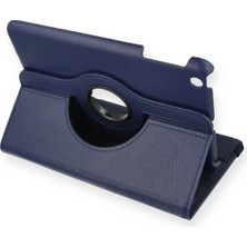 Lowell Home Ieg  iPad Mini 1 Kılıf 360 Tablet Deri Kılıf - Lacivert LWLRSHM-76W5