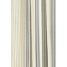 Cortibo Çift Makarna Desenli 1'e 2,5 Orta Pileli Tül Perde