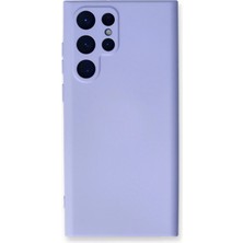 Lowell Home Ieg  Samsung Galaxy S23 Ultra Kılıf Nano Içi Kadife Silikon - Lila LWLRSHM-76W5
