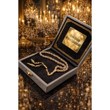 Altınsoy Tesbih Premium Kişiye Özel Isimli Rosary Gold Altın Parçacıklı Tesbih