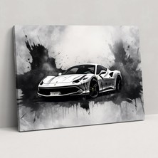 Popcas  Ferrari Duvar Sanatı - Ferrari Duvar Dekorasyonu Kanvas Tablo Duvar Sanatı
