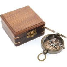 Lowell Home Ieg Ahşap Kutulu Pusula Model 6 LWLHMRS-İEG4256