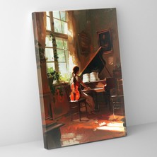 Popcas  Johannes Vermeer Tablo Sanatı - Ev Dekorasyonu Için Kanvas Tablolar