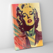 Popcas  Retro Müzik Posterleri Andy Warhol Kanvas Tablo Duvar Sanatı