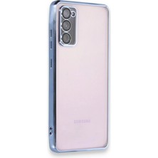 Lowell Home Ieg  Samsung Galaxy S20 Fe Kılıf Razer Lensli Silikon - Açık Mavi LWLRSHM-76W5