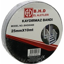 Lowell Home Ieg Kaydırmaz Siyah Bant 25 mm x 10 mt  LWLHMRS-İEG4256