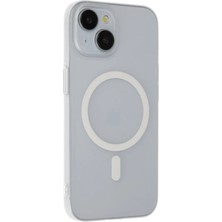 Lowell Home Ieg  iPhone 15 Plus Tuna Pc Slim Magsafe Kapak - Şeffaf LWLRSHM-76W5