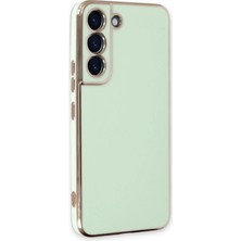 Lowell Home Ieg  Samsung Galaxy S22 Plus Kılıf Volet Silikon - Açık Yeşil LWLRSHM-76W5