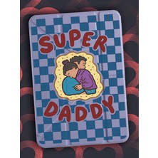 Nurdic Galaxy Tab A8 10.5 SM-X200 (2021) Kılıf Uyku Modlu Kalem Bölmeli Desenli Babalar Günü