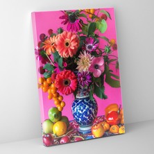 Popcas  Frida Kahlo Tarzı Duvar Sanatı - Ev Dekorasyonu - Kanvas Tablo