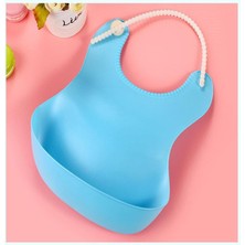 Lowell Home  Çocuk Bebek Mama Önlüğü Dökülme Engelleyici Bükülebilir Mavi LWLHM-RSYT367