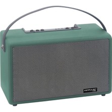 Lowell Home Ieg Konfulon F32 2X50W Sürücülü 2 Adet Mikrofonlu Bt 5.2 Kablosuz Hoparlör - Yeşil LWLRSHM-76W