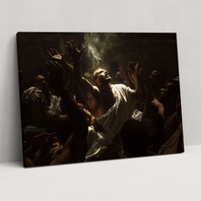 Popcas  Caravaggio Tarzı Dekoratif Tablo / Duvar Sanatı / Kanvas Duvar Tablosu