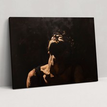 Popcas  Caravaggio Tarzı Dekoratif Tablo / Duvar Sanatı / Kanvas Duvar Tablosu