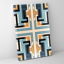 Popcas  Afro Desenli Kanvas Tablo Modern Dokunuş Ev Dekorasyonu