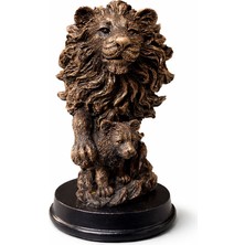 Lowell Home Ieg Polyester Aslan Büstü  LWLHMRS-İEG4256