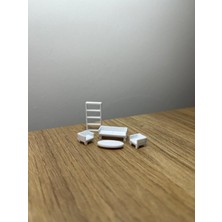 MakinoLab 1/100 Ölçekte Ev Oturma Grubu Seti (5 Set)(3d)