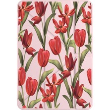 Nurdic Huawei Matepad 11.5 S 2025 Kılıf Uyku Modlu Kalem Bölmeli Desenli Botanik