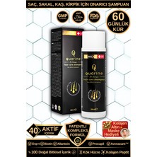 Dr. Sammy's Quarine Premium Şampuan (2 Aylık) Dökülmelere Karşı %100 Saf ve Doğal Bitkisel Kök Hücre Ekstratları,Vitamin ve Mineral İçeren Onarıcı Saç Şampuanı 250ML