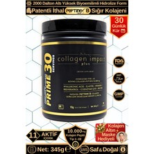 Dr. Sammy's Kolajen 10.000 Mg Tip 1-3 %100 Saf Patentli Hidrolize Sığır Kolajeni, 150MG Hyaluronik Asit, 500 Mg Vitamin C, 200 Mg Glutatyon, 25MG Resveratrol, 100 Mg Elastin, Prime 30 Diyet Takviyesi