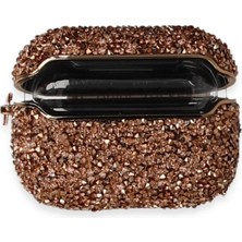 Lowell Home Ieg  Airpods Pro 2 (2.nesil) Mira Taşlı Kılıf - Rose Gold LWLRSHM-76W5