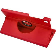 Lowell Home Ieg  Samsung Galaxy T220 Tab A7 Lite 8.7 Kılıf 360 Tablet Deri Kılıf - Kırmızı LWLRSHM-76W5